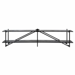 WoonStijl TV-meubel 'Piega' 220 cm teak grijs New