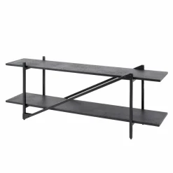 WoonStijl TV-meubel 'Piega' 140 cm teak grijs Hot