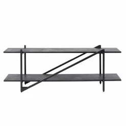 WoonStijl TV-meubel 'Piega' 140 cm teak grijs Hot