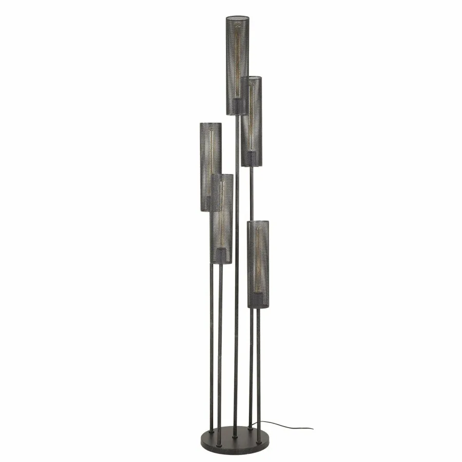 WoonStijl Vloerlamp 5L getrapt tube mesh Best