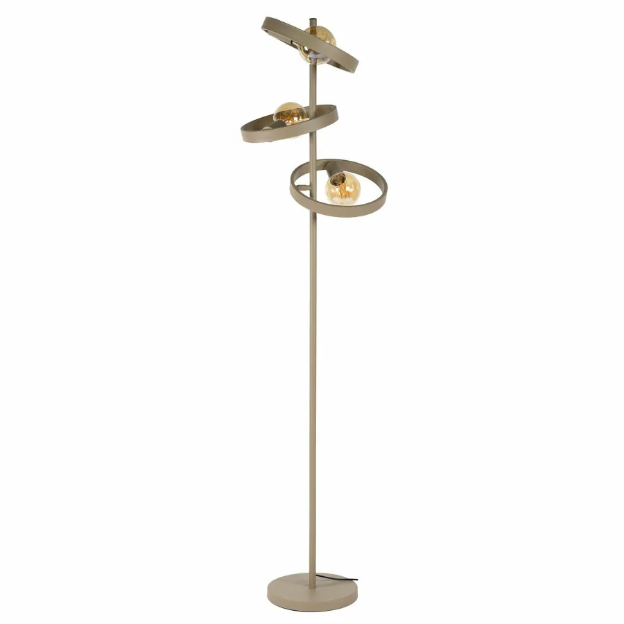 WoonStijl Vloerlamp 3L hover beige