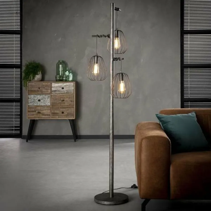 WoonStijl Vloerlamp 3L Lampoon Clearance