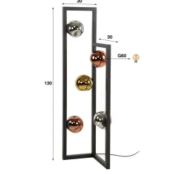 WoonStijl Vloerlamp 5L stellar Clearance