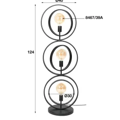 WoonStijl Vloerlamp 3L Turn around New