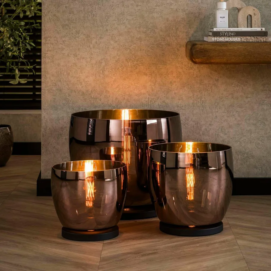 WoonStijl Vloerlamp UP XXL - Koper Discount