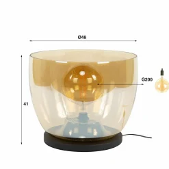 WoonStijl Vloerlamp UP XXL - Amber New