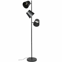 WoonStijl Vloerlamp 3x Kinetic / Charcoal Hot