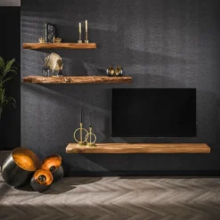 WoonStijl Wandplank Tree massief acacia 150 cm New
