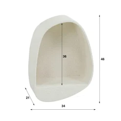 WoonStijl Wandschap Stone druppel Hot