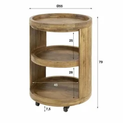 WoonStijl Wijntrolley Wave Online