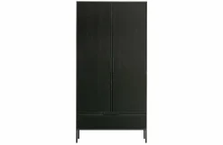 Woood Adam 2-deurs Kast Grenen Zwart [fsc] Best