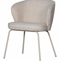 Woood Admit eetkamerstoel wollig geweven pebble New
