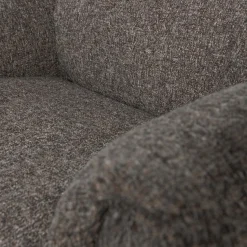 Woood Baggy draaifauteuil geweven stof warmgrijs melange Hot