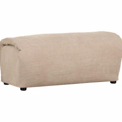 Woood Baggy hocker geweven chenille zand New