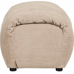 Woood Baggy hocker geweven chenille zand New