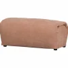 Woood Baggy hocker geweven chenille oudroze Sale