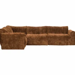 Woood Baggy hoekbank links 3d chenille middenbruin Sale