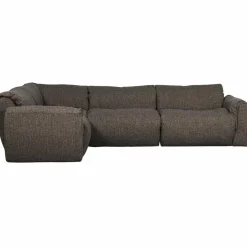 Woood Baggy hoekbank links geweven stof warmgrijs melange Sale