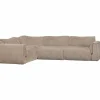 Woood Baggy hoekbank links 3d chenille zand Discount