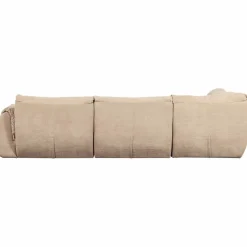 Woood Baggy hoekbank links geweven chenille zand