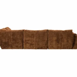 Woood Baggy hoekbank rechts 3d chenille middenbruin Sale