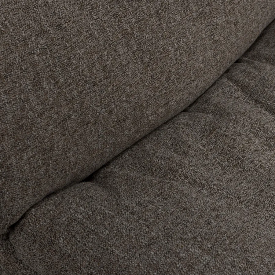 Woood Baggy hoekbank rechts geweven stof warmgrijs melange Outlet
