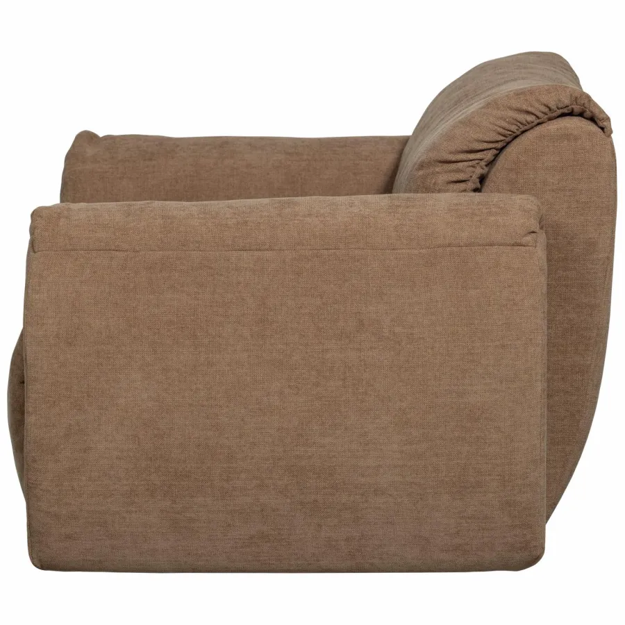 Woood Baggy loveseat geweven chenille bruin Sale