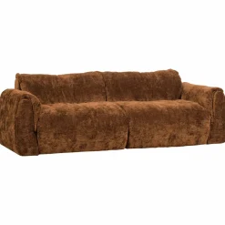 Woood Baggy 2-zits bank 3d chenille middenbruin Discount