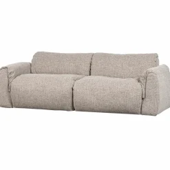 Woood Baggy 2-zits bank geweven stof naturel melange Outlet