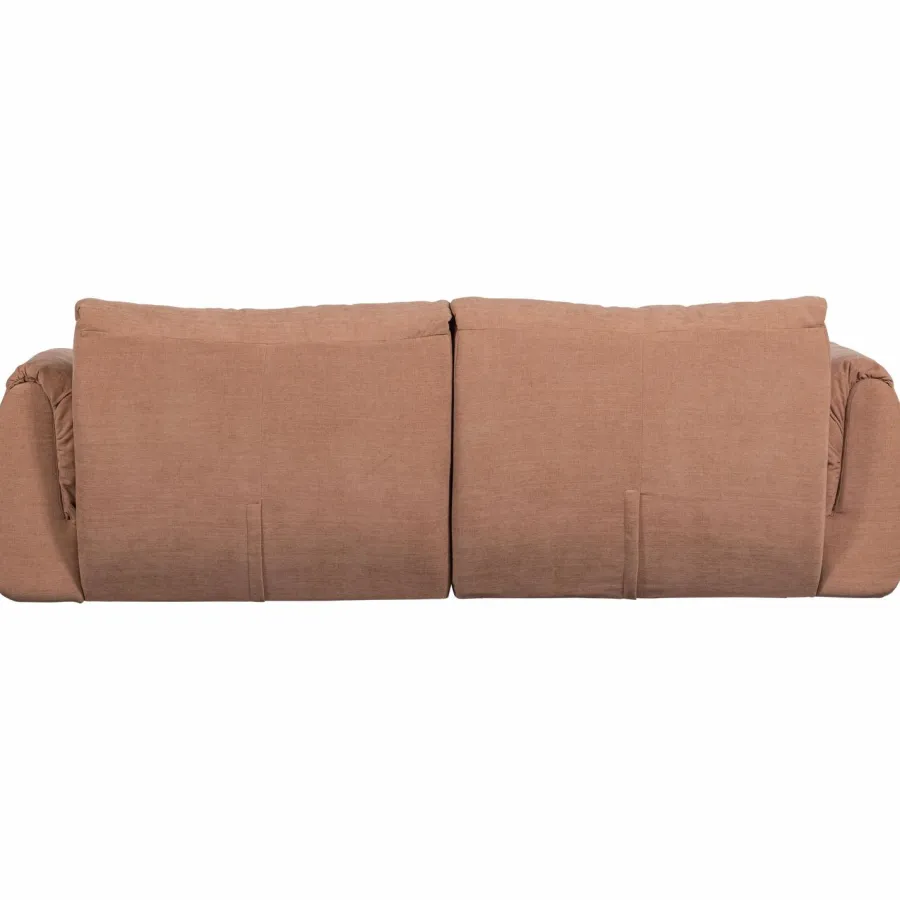 Woood Baggy 2-zits bank geweven chenille oud roze Sale