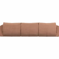 Woood Baggy 3-zits bank geweven chenille oud roze Sale