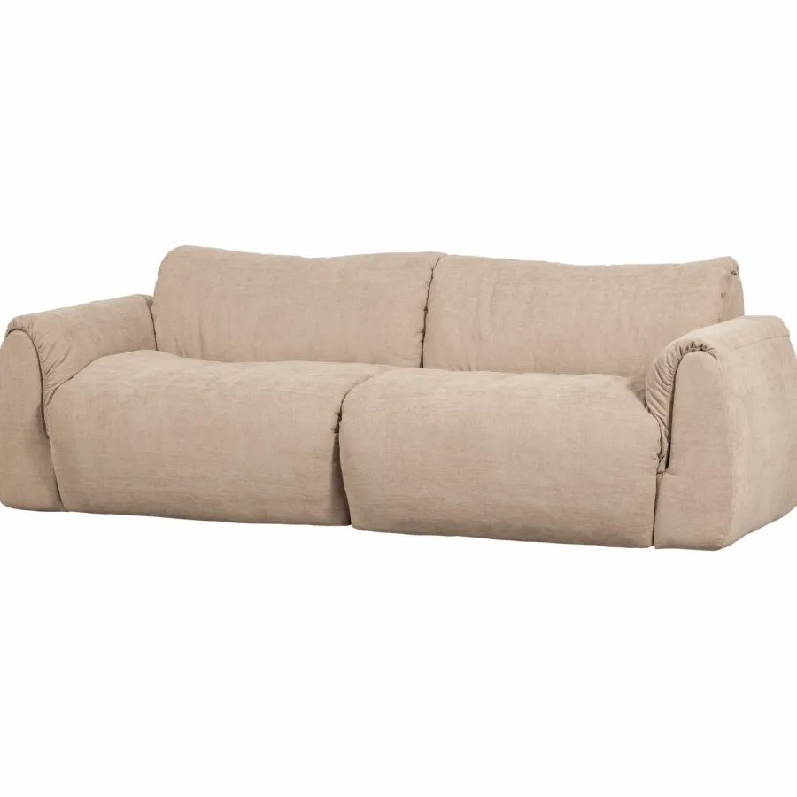 Woood Baggy 2-zits bank geweven chenille zand Sale