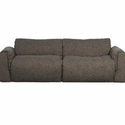 Woood Baggy 2-zits bank geweven stof warmgrijs melange Discount