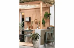 Woood Bliss Spijlenstoel Kunststof Jadegroen Clearance