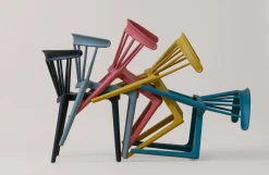 Woood Bliss Spijlenstoel Kunststof Zwart Online