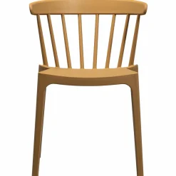Woood Bliss tuinstoel met spijlen wood fiber caramel melange