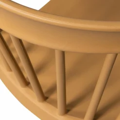 Woood Bliss tuinstoel met spijlen wood fiber caramel melange