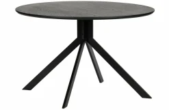 Woood Bruno Eettafel Rond Mdf Zwart Ø120cm Sale