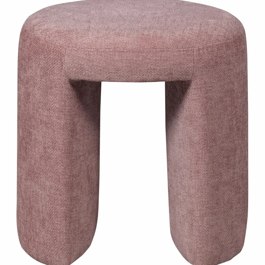 Woood Charlie gestoffeerde kruk blush Discount