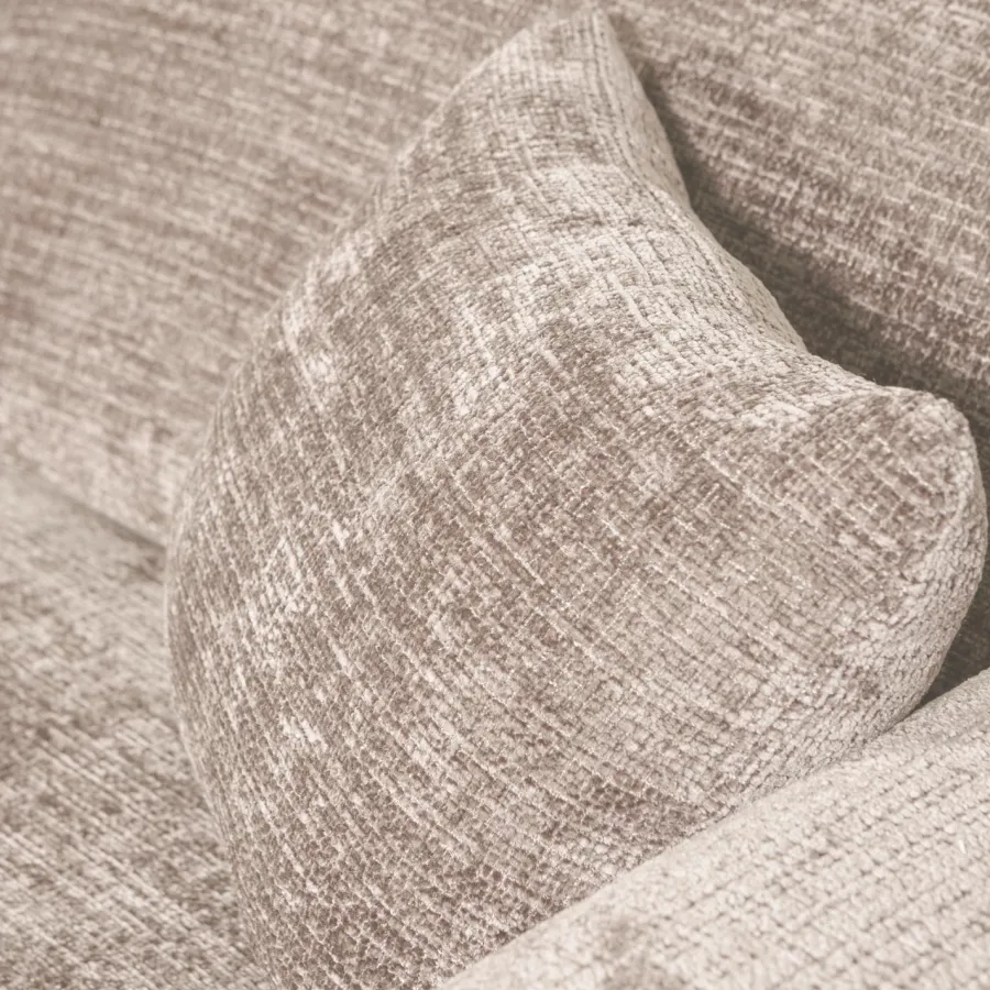 Woood CLOUD chaise longue links geweven chenille naturel Hot
