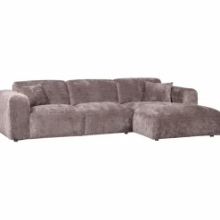 Woood CLOUD chaise longue rechts geweven chenille taupe Sale