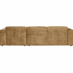 Woood CLOUD chaise longue rechts geweven chenille honinggeel