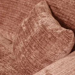 Woood CLOUD chaise longue links geweven chenille terra Hot
