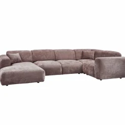 Woood CLOUD hoekbank rechts geweven chenille taupe Clearance
