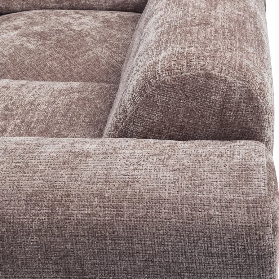 Woood CLOUD hoekbank rechts geweven chenille taupe Clearance