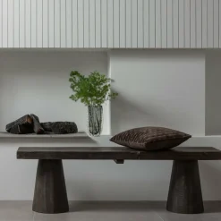Woood Clyde bankje hout donkerbruin Online