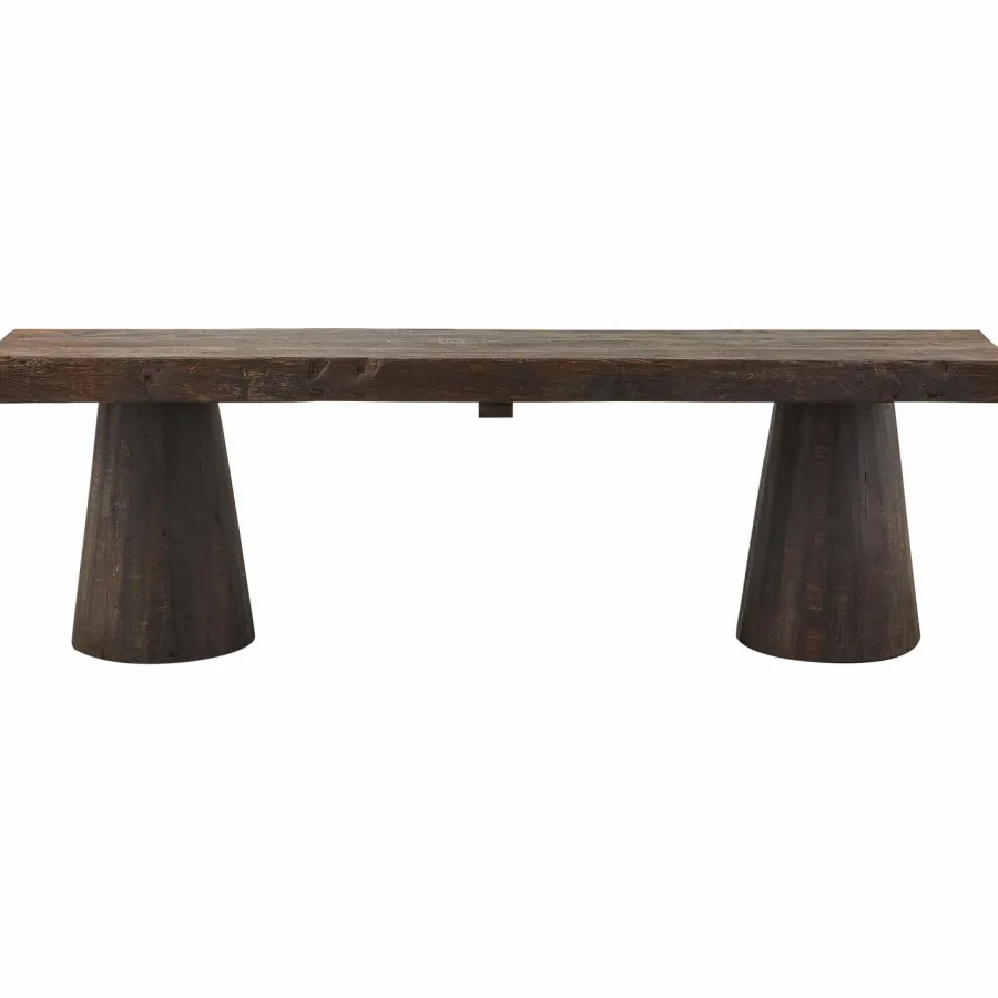 Woood Clyde bankje hout donkerbruin Online