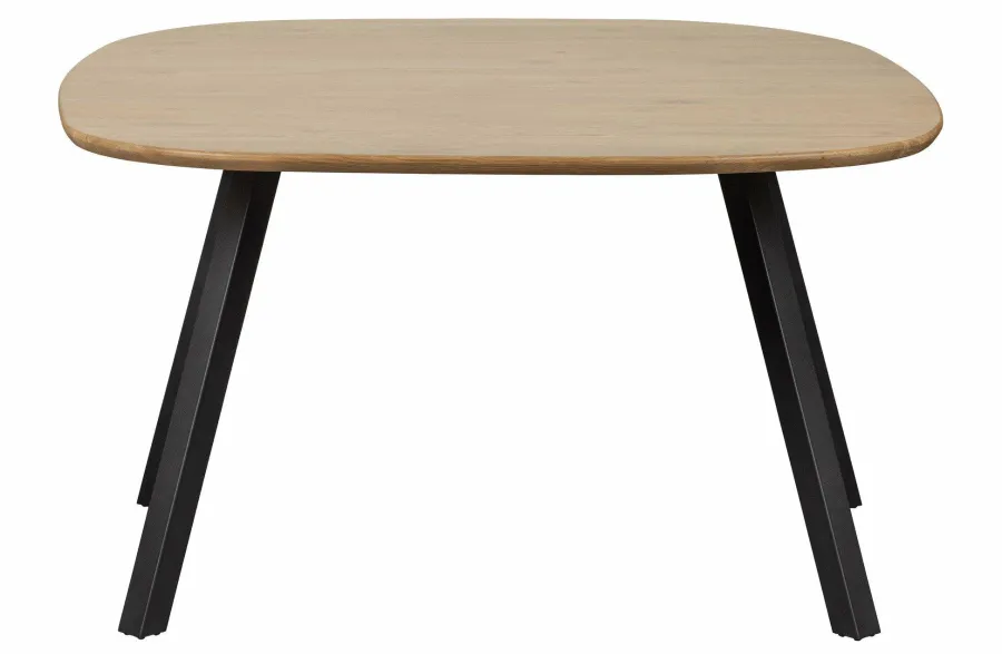 Woood Combi-tablo: Organisch Eiken 130x130 & 2-standen Poot Vierk Online
