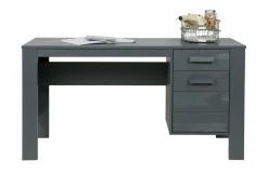 Woood Dennis Bureau Grenen Steel Grey Geborsteld [fsc] Best