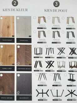 Woood Eettafel Tablo Vierkant met vele mogelijkheden Hot